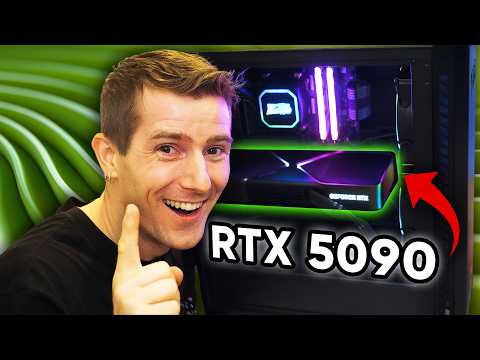 I Was The FIRST To Game On The RTX 5090 - NVIDIA 50 Series Announcement