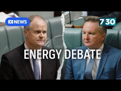 Renewables vs nuclear: Chris Bowen and Ted O’Brien debate Australia’s energy future | 7.30