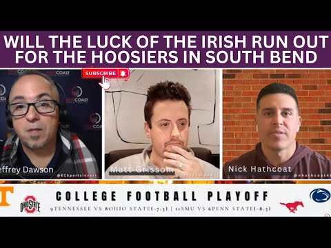 Will the LUCK of The IRISH Run OUT For The HOOSIERS in South Bend | 12/20/24