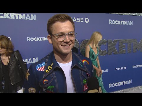 Rocketman Star Taron Egerton Reacts to Flattering Oscar Buzz (Exclusive)