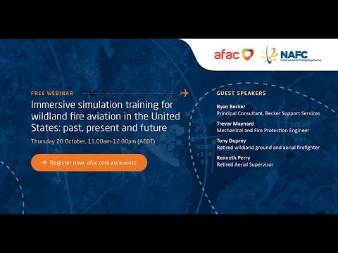 Immersive simulation training for wildland fire aviation in the US: past, present and future