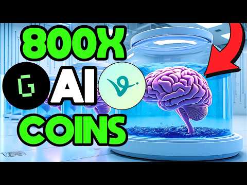 Top 10 AI Crypto Altcoins to 25X-800X In 2025 Bull Run (AI AGENT PROJECTS ARE EXPLODING!)