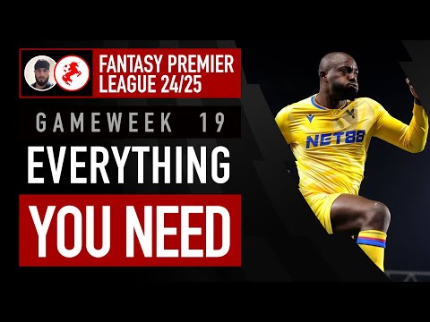 CAPTAINCY...❓ 32K OVR🔥🌎| FPL GAMEWEEK 19 EVERYTHING YOU NEED | Fantasy Premier League Tips 24/25