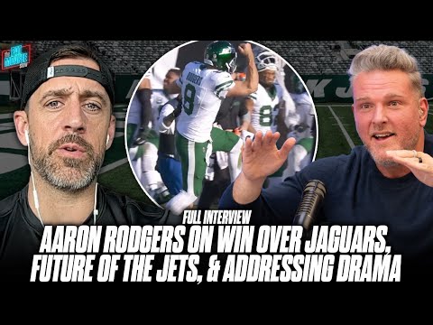 Aaron Rodgers Talks Win Over Jaguars, Future Of The Jets Organization, &amp; More | Pat McAfee Show