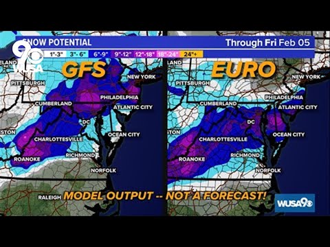 Tracking the winter storm headed to the DMV Sunday into Monday