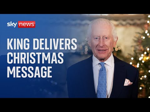 King Charles delivers the annual Christmas message