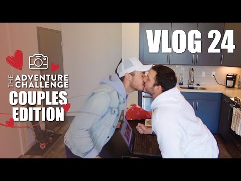 OUR FIRST COUPLES ADVENTURE CHALLENGE | LOVE IS IN THE AIR | GAY COUPLE | VLOG 24 | CHRIS AND TYLER