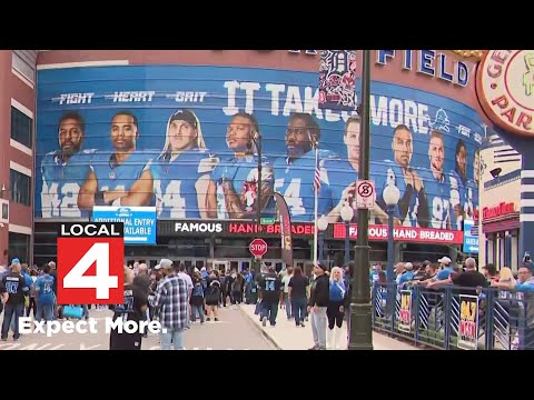 Detroit Lions fans gear up for Monday Night Football