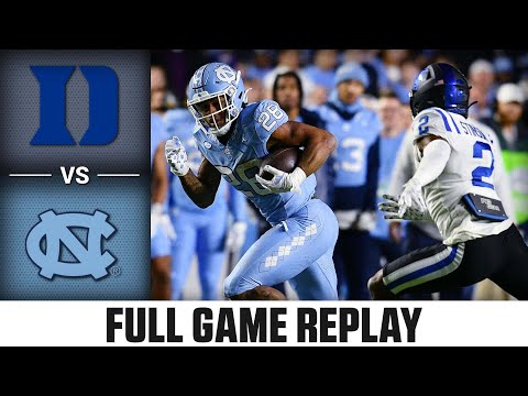 Duke vs. North Carolina Full Game Replay | 2023 ACC Football