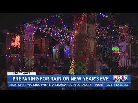 Preparing For Rain On New Year&#039;s Eve