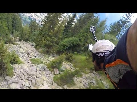 GoPro: Graham Dickinson&#039;s Insane Wingsuit Flight - Front Helmet Cam 2 of 3