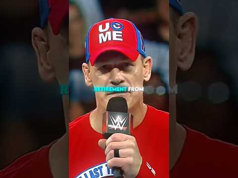 John Cena’s Heartfelt Goodbye...🥺 : The End of an Era in WWE #wwe #johncena