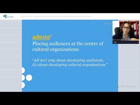 NEMO Webinar | Adeste+ | Audience at the centre: Development strategies and organisational change