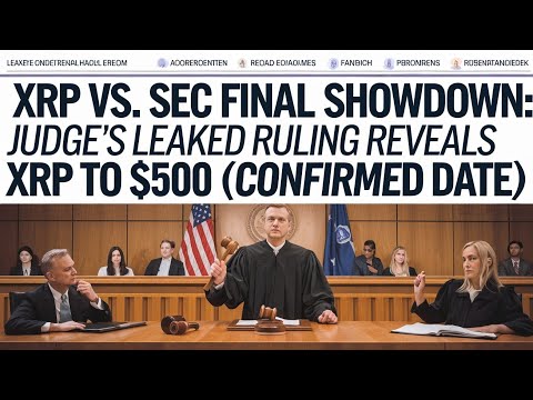 XRP vs. SEC Final Showdown: Judge’s Leaked Ruling Reveals XRP to $500 (Confirmed Date)