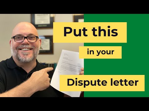 DISPUTE LETTER to debt collector: here&#039;s exactly what you should say in 2025